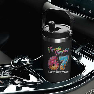 67 Six Seven Meme Flip Straw Tumbler New Year 2026 Ice Cream Drip TS14 Print Your Wear