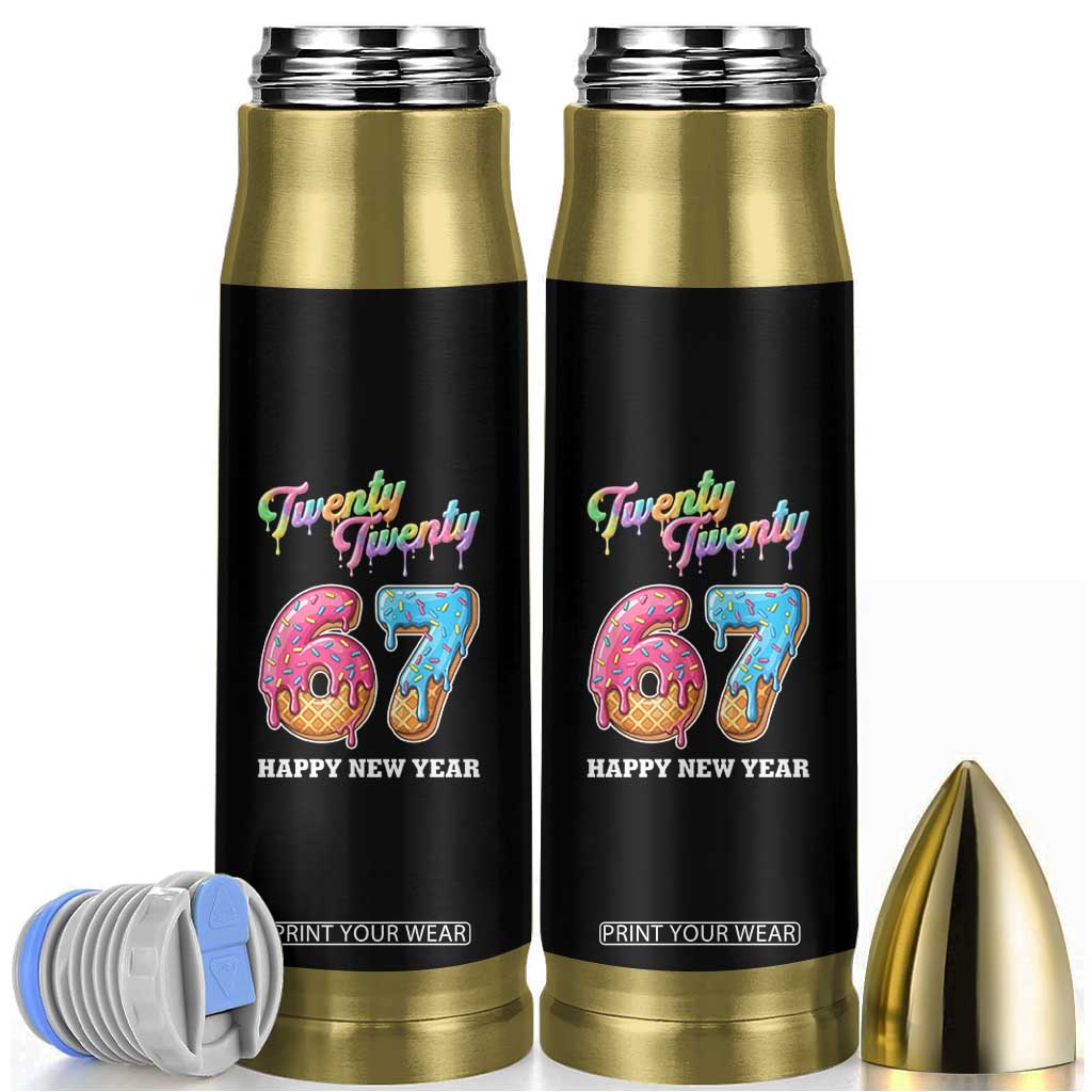 67 Six Seven Meme Bullet Tumbler New Year 2026 Ice Cream Drip TS14 Black Print Your Wear