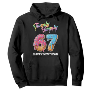 67 Six Seven Meme Hoodie New Year 2026 Ice Cream Drip TS14 Black Print Your Wear