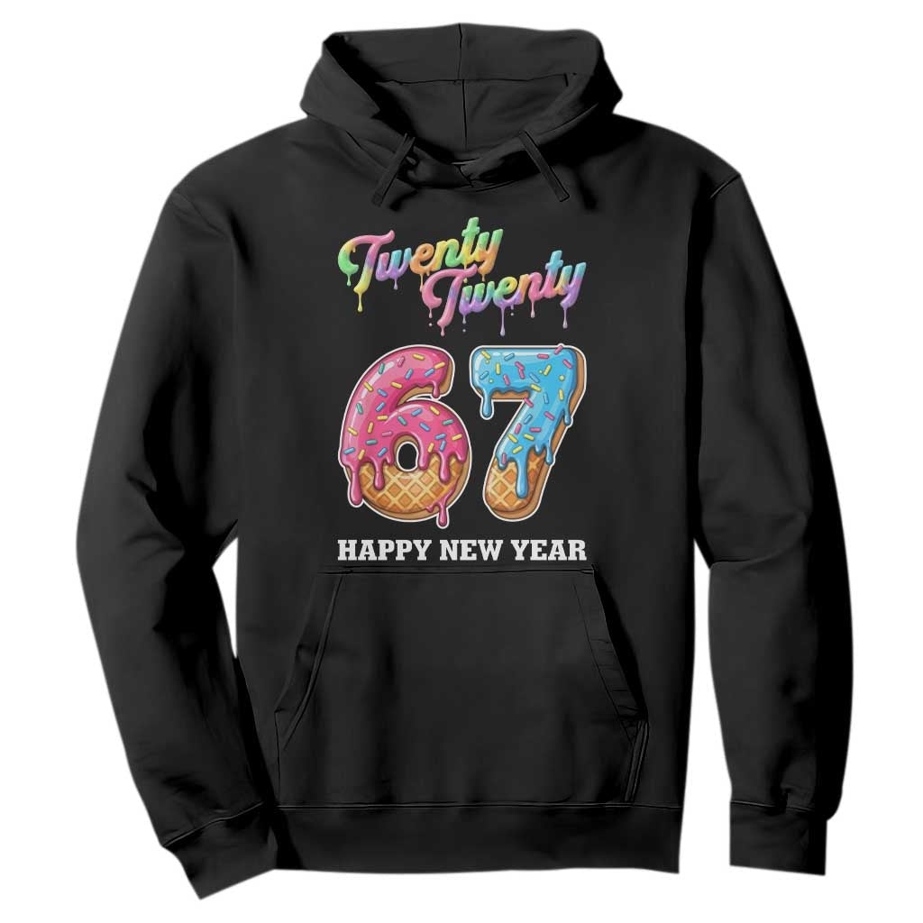 67 Six Seven Meme Hoodie New Year 2026 Ice Cream Drip TS14 Black Print Your Wear