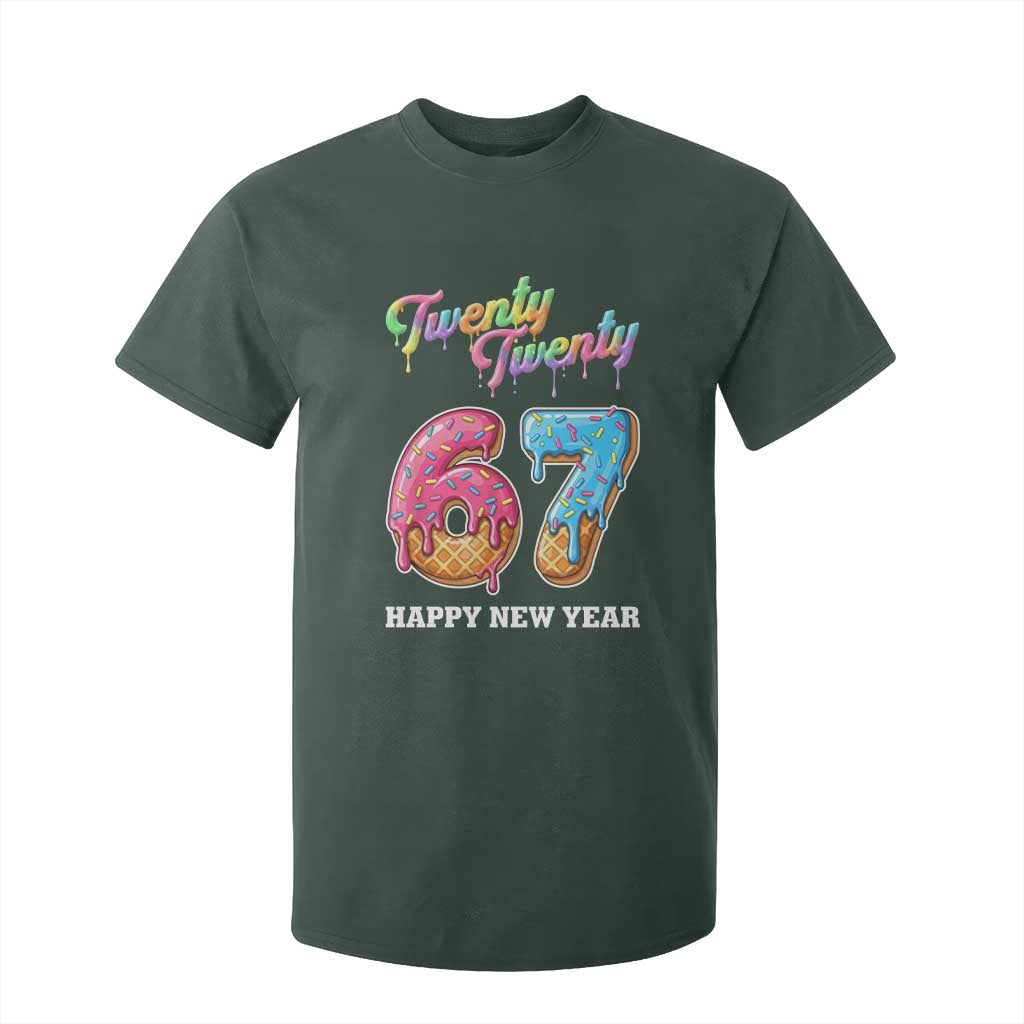 67 Six Seven Meme T Shirt For Kid New Year 2026 Ice Cream Drip TS14 Dark Forest Green Print Your Wear
