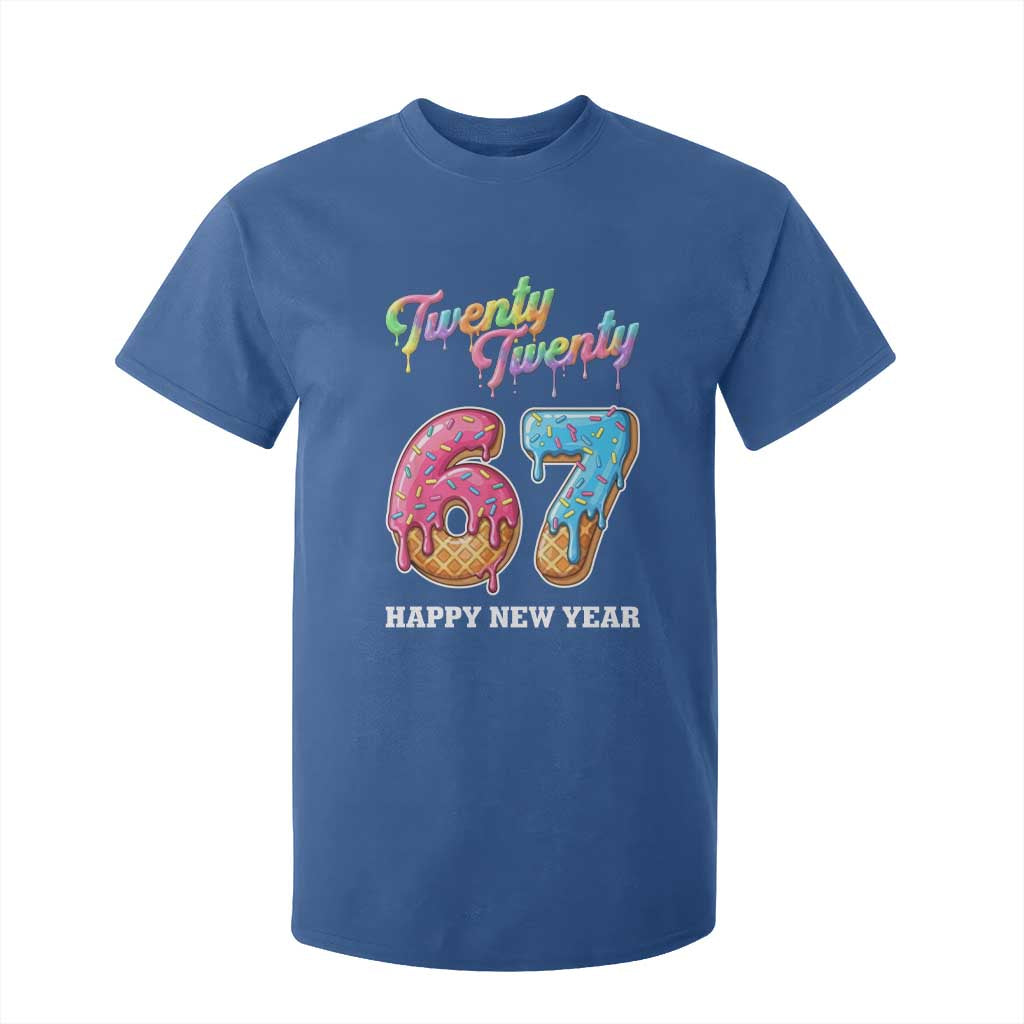 67 Six Seven Meme T Shirt For Kid New Year 2026 Ice Cream Drip TS14 Royal Blue Print Your Wear