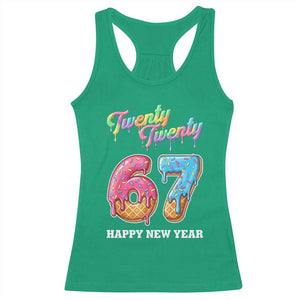 67 Six Seven Meme Racerback Tank Top New Year 2026 Ice Cream Drip TS14 Irish Green Print Your Wear