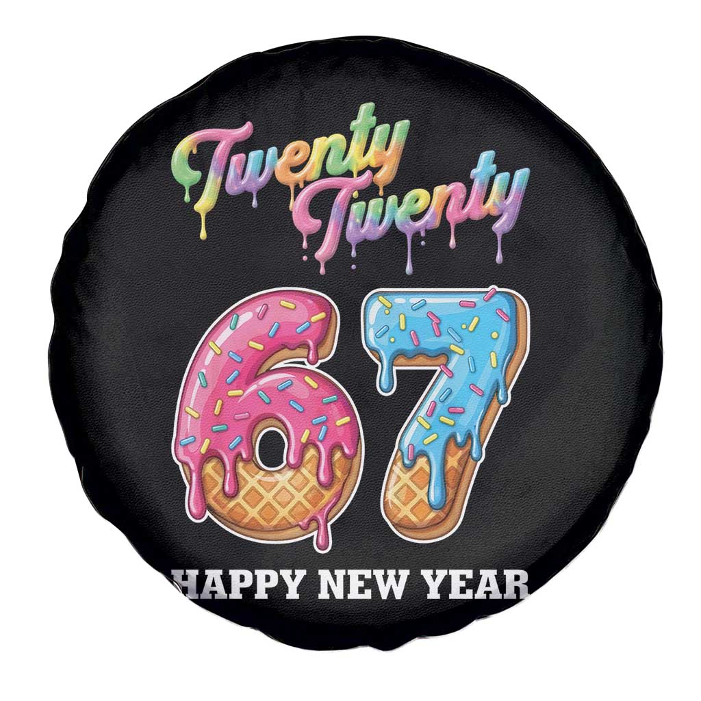 67 Six Seven Meme Spare Tire Cover New Year 2026 Ice Cream Drip TS14 Print Your Wear