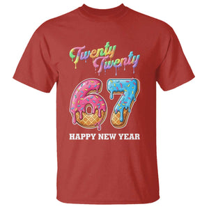 67 Six Seven Meme T Shirt New Year 2026 Ice Cream Drip TS14 Red Print Your Wear