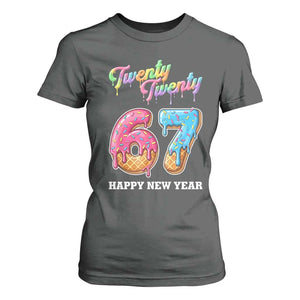 67 Six Seven Meme T Shirt For Women New Year 2026 Ice Cream Drip TS14 Dark Heather Print Your Wear