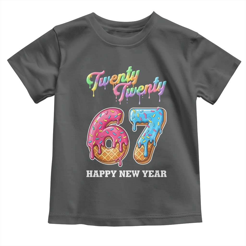 67 Six Seven Meme Toddler T Shirt New Year 2026 Ice Cream Drip TS14 Dark Heather Print Your Wear