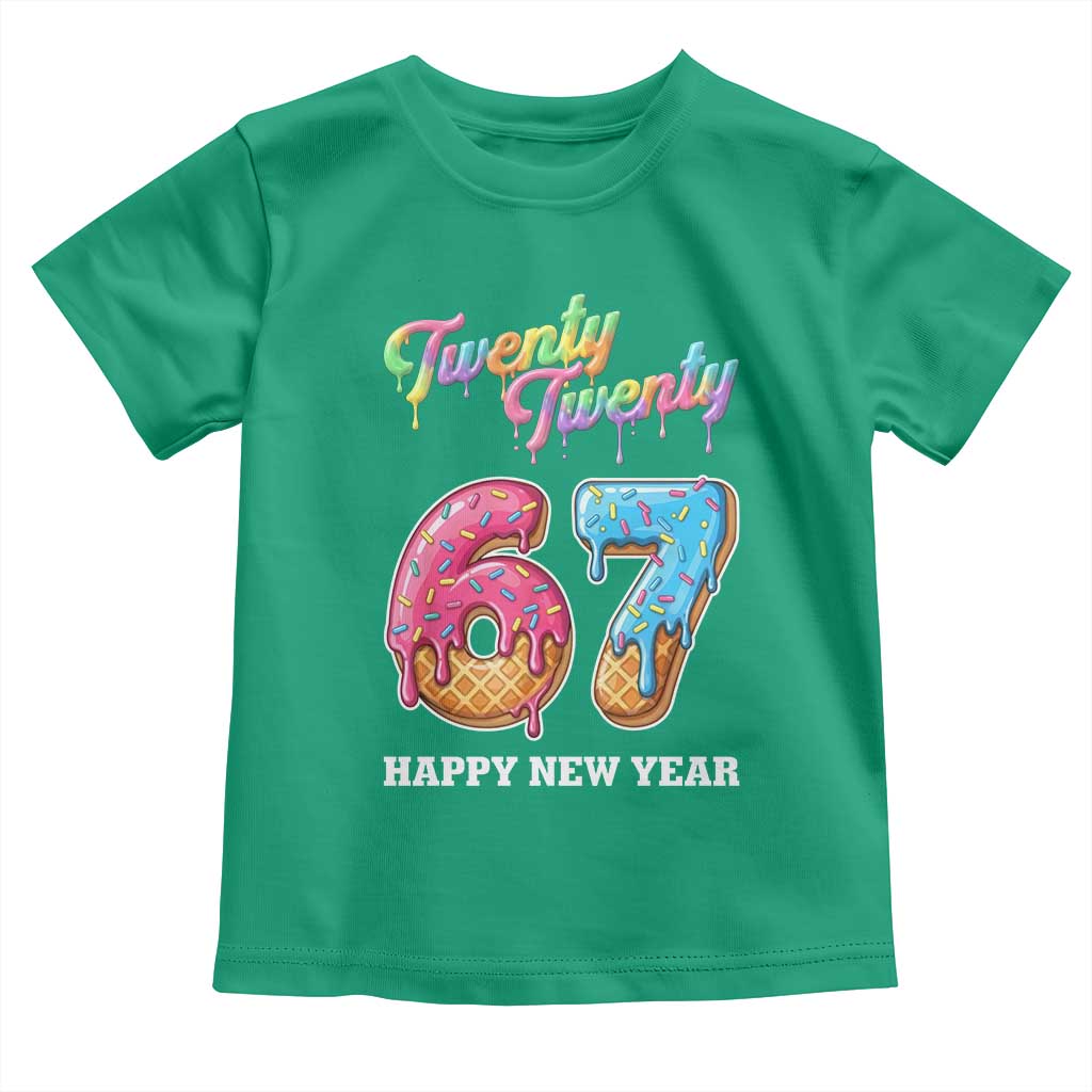 67 Six Seven Meme Toddler T Shirt New Year 2026 Ice Cream Drip TS14 Irish Green Print Your Wear
