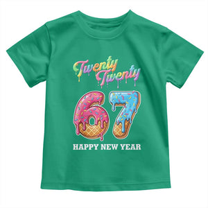 67 Six Seven Meme Toddler T Shirt New Year 2026 Ice Cream Drip TS14 Irish Green Print Your Wear