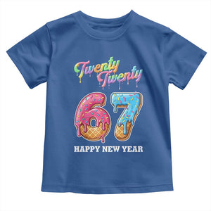 67 Six Seven Meme Toddler T Shirt New Year 2026 Ice Cream Drip TS14 Royal Blue Print Your Wear