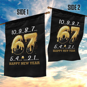 67 Six Seven Meme Garden Flag Happy New Year 2026 TS14 Print Your Wear
