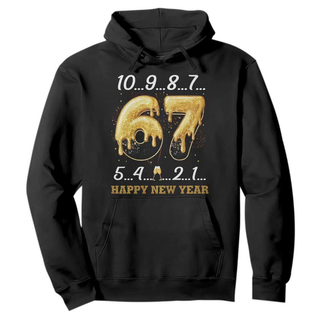67 Six Seven Meme Hoodie Happy New Year 2026 TS14 Black Print Your Wear