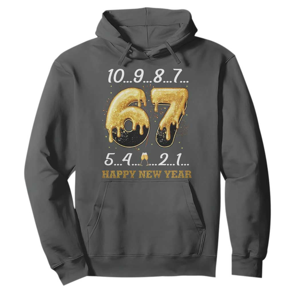 67 Six Seven Meme Hoodie Happy New Year 2026 TS14 Dark Heather Print Your Wear