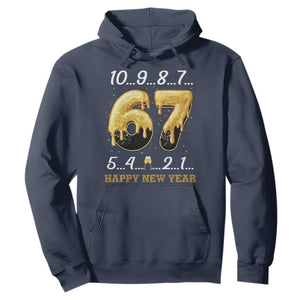67 Six Seven Meme Hoodie Happy New Year 2026 TS14 Navy Print Your Wear