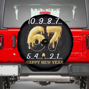 67 Six Seven Meme Spare Tire Cover Happy New Year 2026 TS14 Black Print Your Wear