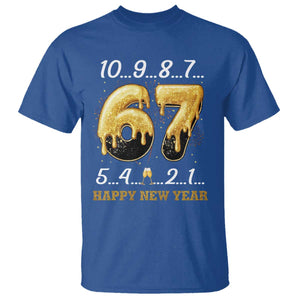 67 Six Seven Meme T Shirt Happy New Year 2026 TS14 Royal Blue Print Your Wear