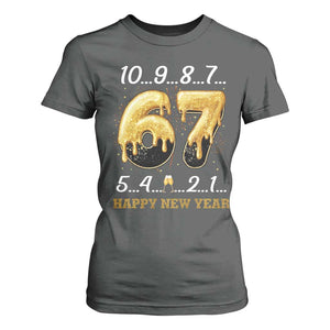 67 Six Seven Meme T Shirt For Women Happy New Year 2026 TS14 Dark Heather Print Your Wear