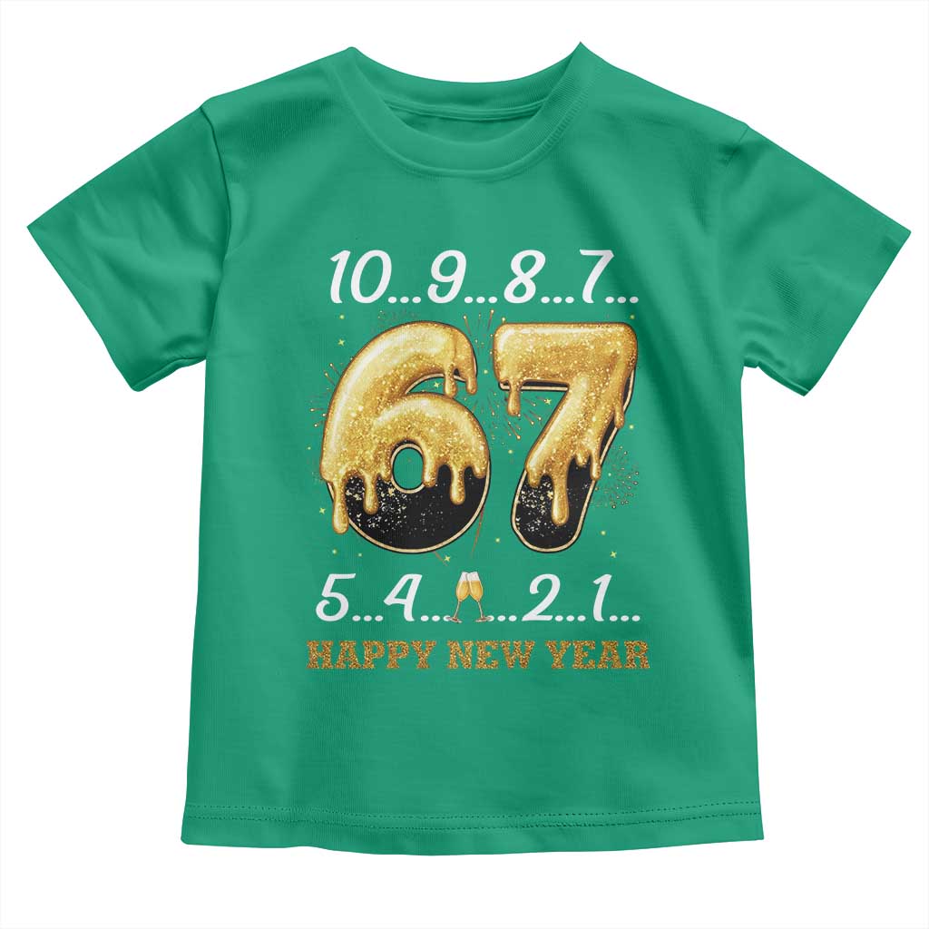 67 Six Seven Meme Toddler T Shirt Happy New Year 2026 TS14 Irish Green Print Your Wear
