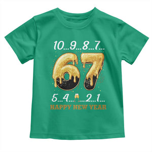 67 Six Seven Meme Toddler T Shirt Happy New Year 2026 TS14 Irish Green Print Your Wear