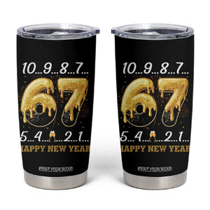 67 Six Seven Meme Tumbler Cup Happy New Year 2026 TS14 Black Print Your Wear