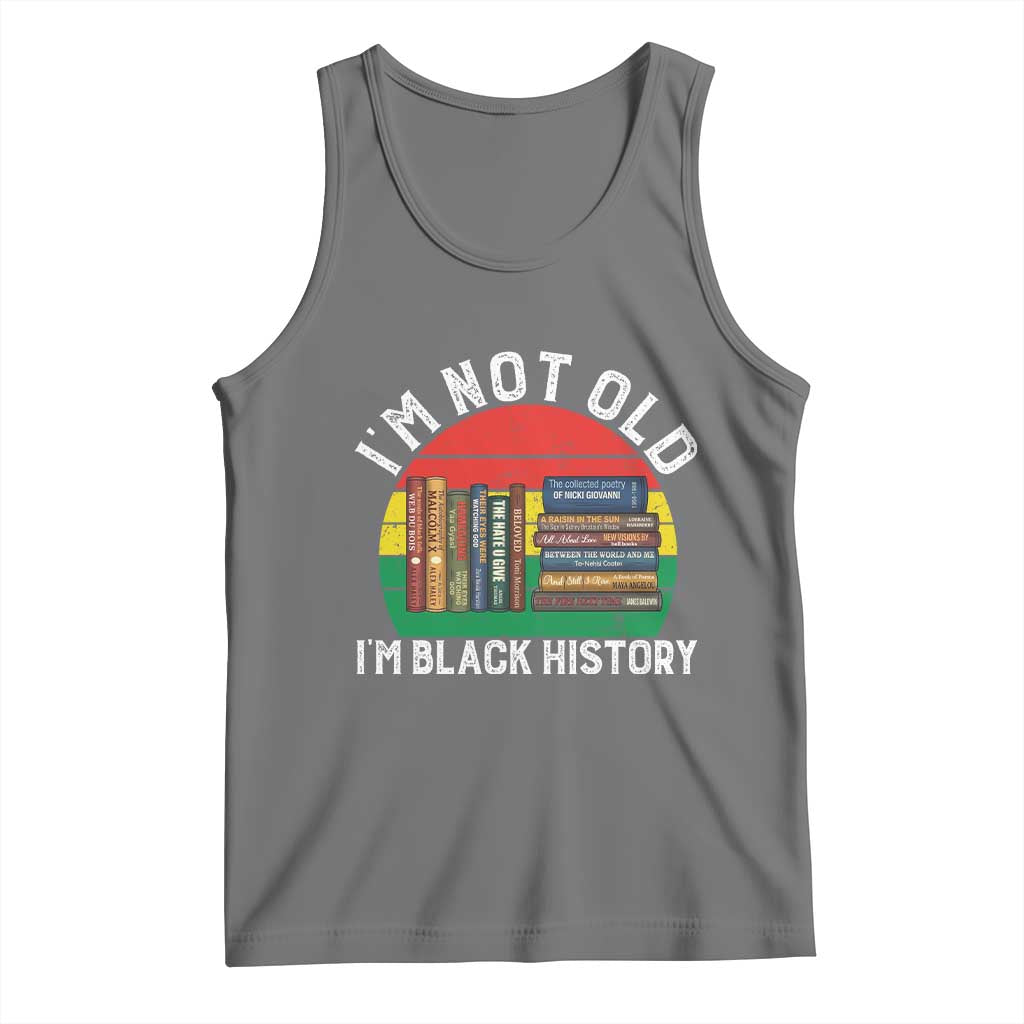 Black History Month Tank Top I Am Not Old I Am Black History Month TS14 Black Heather Print Your Wear