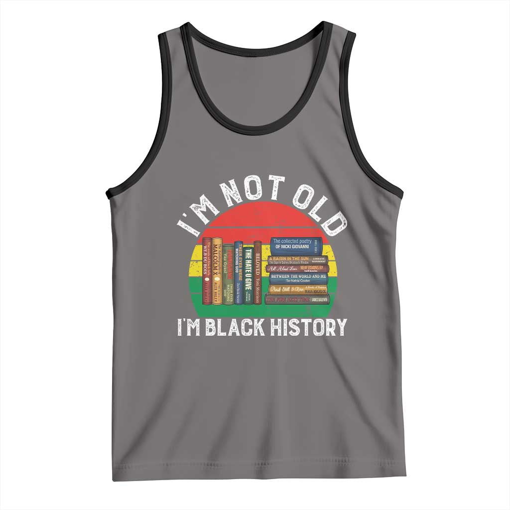 Black History Month Tank Top I Am Not Old I Am Black History Month TS14 Deep Heather Black Print Your Wear