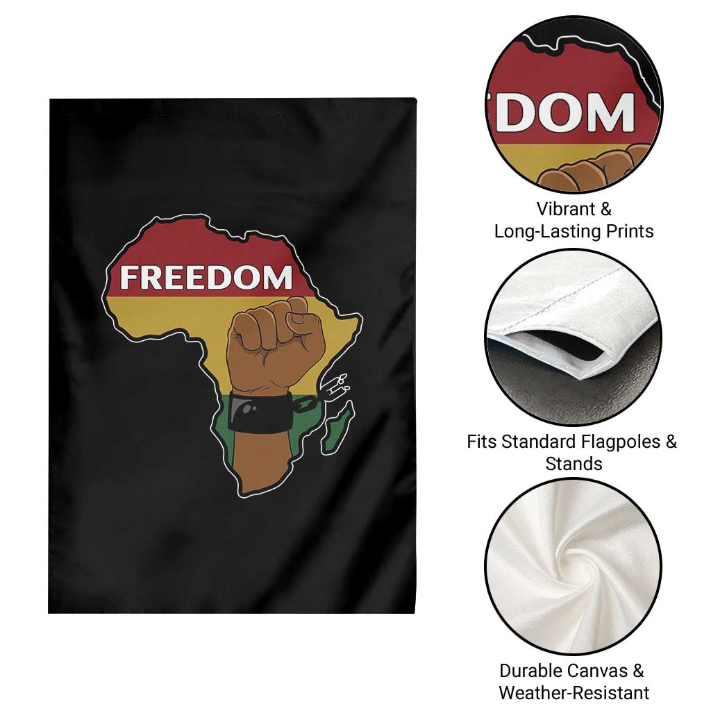 Africa Freedom Liberation Black Power Garden Flag TS14 Print Your Wear