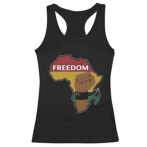 Africa Freedom Liberation Black Power Racerback Tank Top TS14 Black Print Your Wear