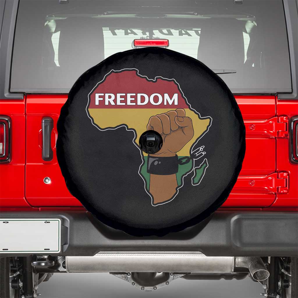 Africa Freedom Liberation Black Power Spare Tire Cover TS14 Black Print Your Wear