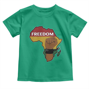 Africa Freedom Liberation Black Power Toddler T Shirt TS14 Irish Green Print Your Wear