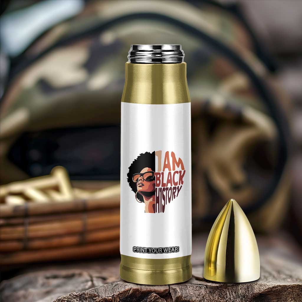 I Am Black History Bullet Tumbler African American Pride TS14 Print Your Wear