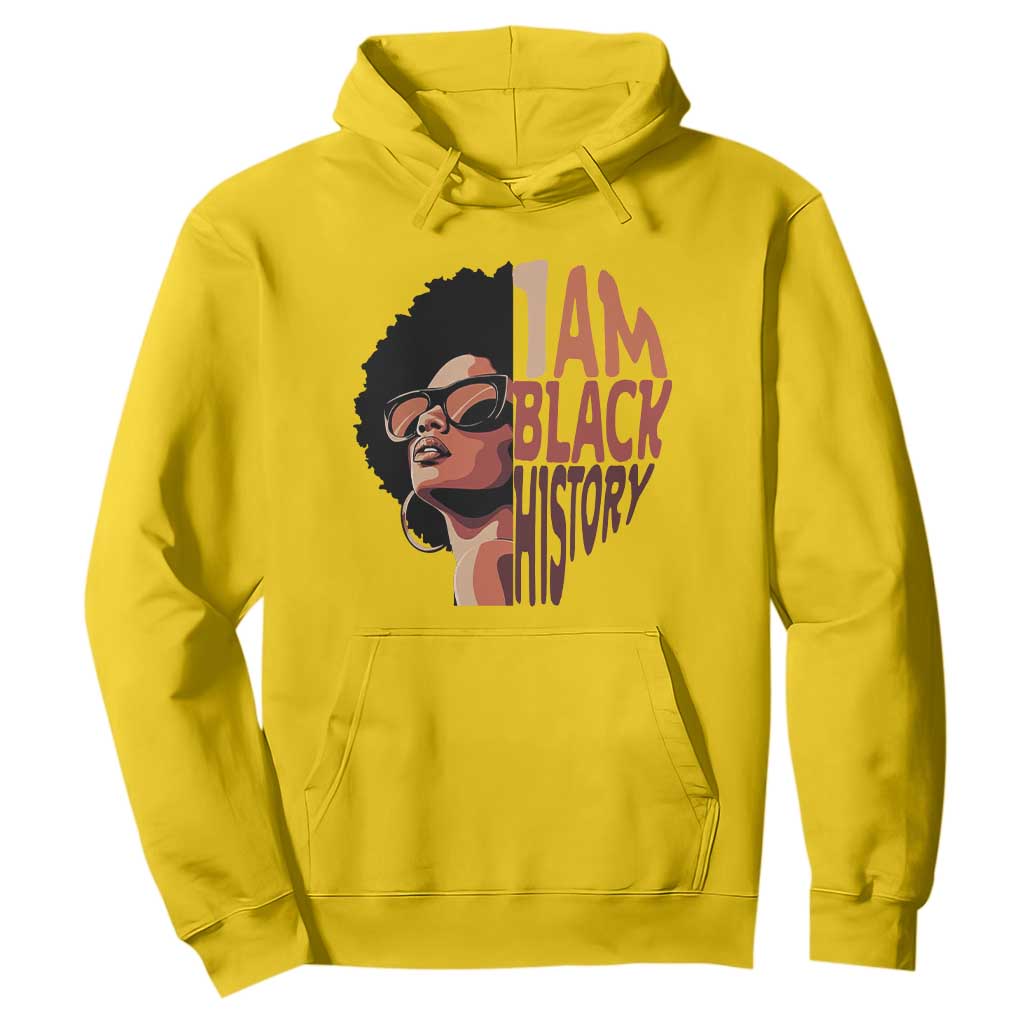 I Am Black History Hoodie African American Pride - Print Your Wear