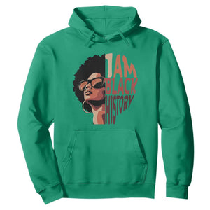 I Am Black History Hoodie African American Pride TS14 Irish Green Print Your Wear