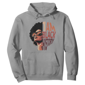 I Am Black History Hoodie African American Pride TS14 Sport Gray Print Your Wear