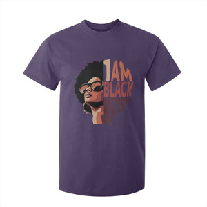 I Am Black History T Shirt For Kid African American Pride TS14 Purple Print Your Wear