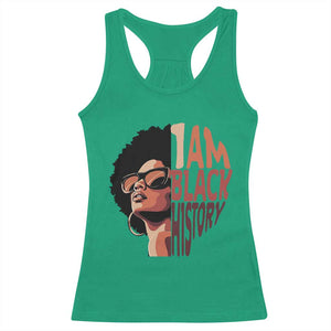 I Am Black History Racerback Tank Top African American Pride TS14 Irish Green Print Your Wear