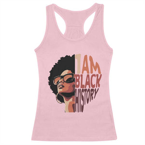 I Am Black History Racerback Tank Top African American Pride TS14 Light Pink Print Your Wear
