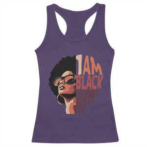 I Am Black History Racerback Tank Top African American Pride TS14 Purple Print Your Wear