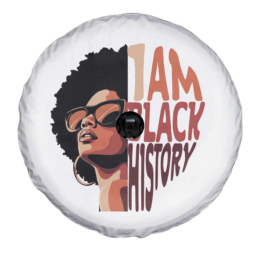 I Am Black History Spare Tire Cover African American Pride TS14 Print Your Wear