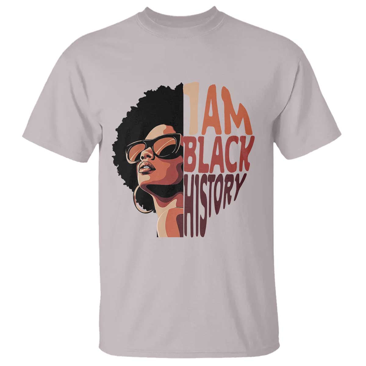 I Am Black History T Shirt African American Pride TS14 Ice Gray Print Your Wear