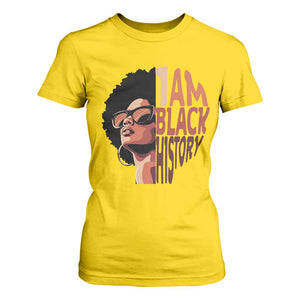 I Am Black History T Shirt For Women African American Pride TS14 Daisy Print Your Wear