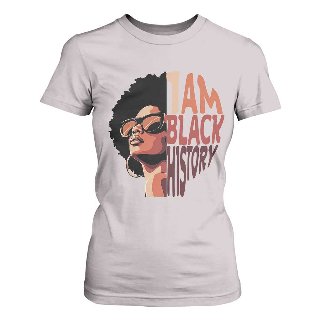I Am Black History T Shirt For Women African American Pride TS14 Ice Gray Print Your Wear