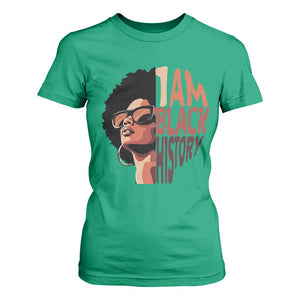 I Am Black History T Shirt For Women African American Pride TS14 Irish Green Print Your Wear