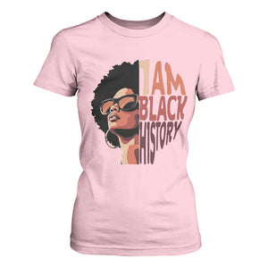 I Am Black History T Shirt For Women African American Pride TS14 Light Pink Print Your Wear