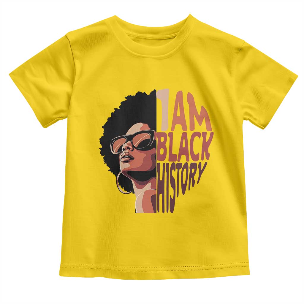 I Am Black History Toddler T Shirt African American Pride TS14 Daisy Print Your Wear