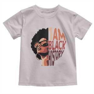 I Am Black History Toddler T Shirt African American Pride TS14 Ice Gray Print Your Wear