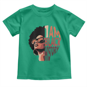 I Am Black History Toddler T Shirt African American Pride TS14 Irish Green Print Your Wear