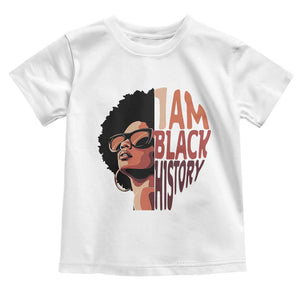 I Am Black History Toddler T Shirt African American Pride TS14 White Print Your Wear