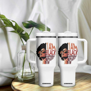 I Am Black History Tumbler With Handle African American Pride TS14 Print Your Wear