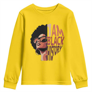 I Am Black History Youth Sweatshirt African American Pride TS14 Daisy Print Your Wear